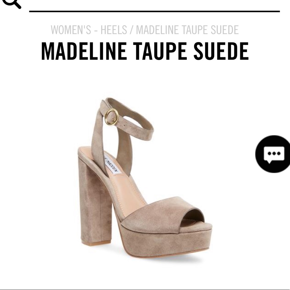 Steve Madden Madeline Taupe Pumps/Heels